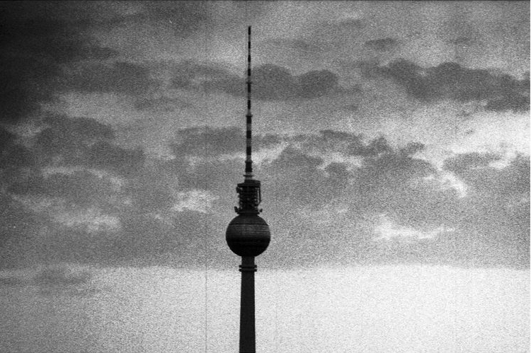 Berlin's TV Tower sunset