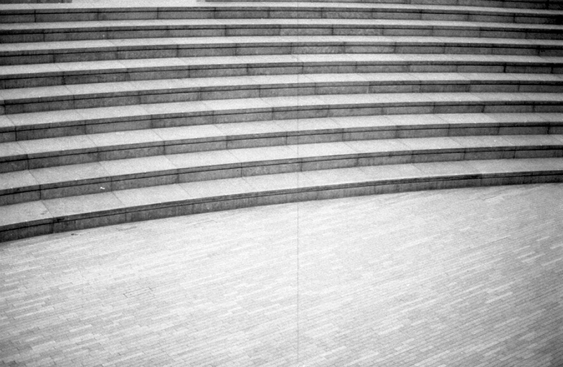 London concrete stairs