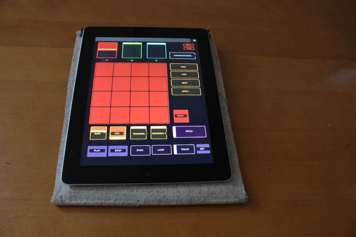 TouchOSC on iPad